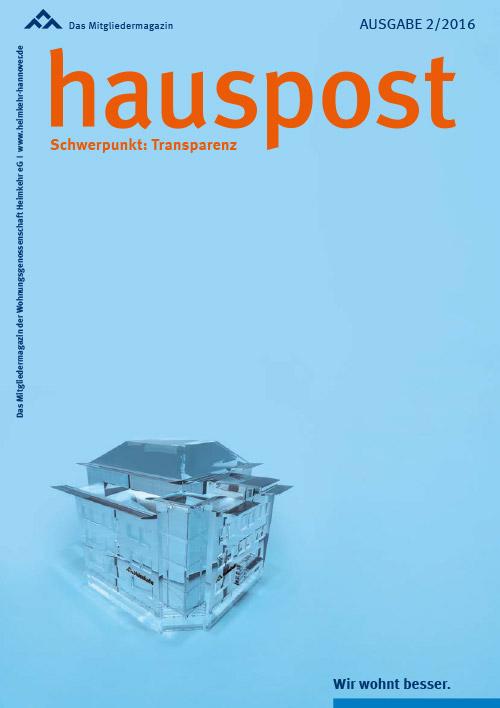Titelbild 02/2016 Schwerpunkt: Transparenz
